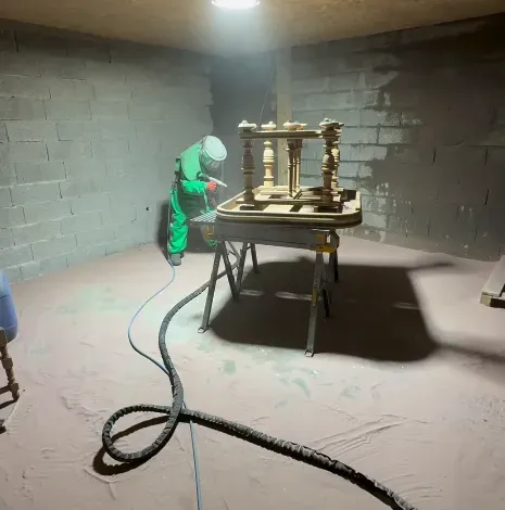 Sablage à Villieu-Loyes-Mollon